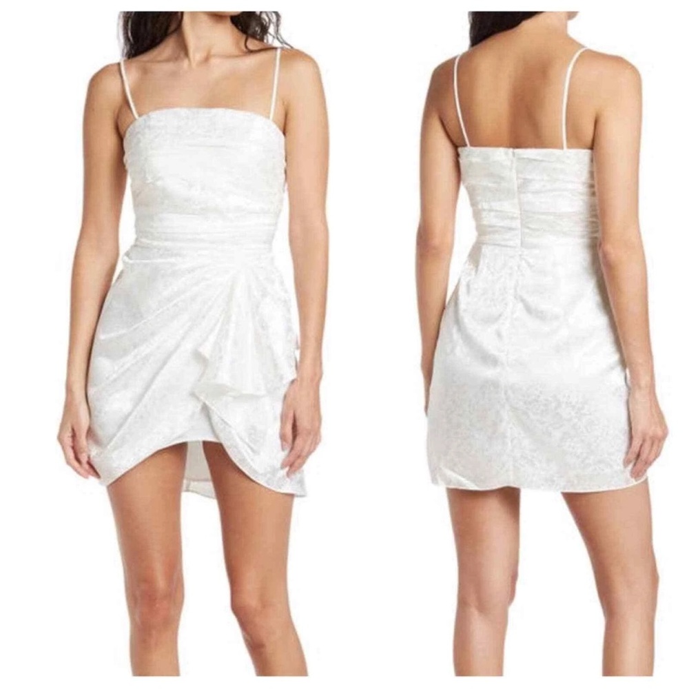 Ronny Kobo June Cocktail Dress in White Size Medium